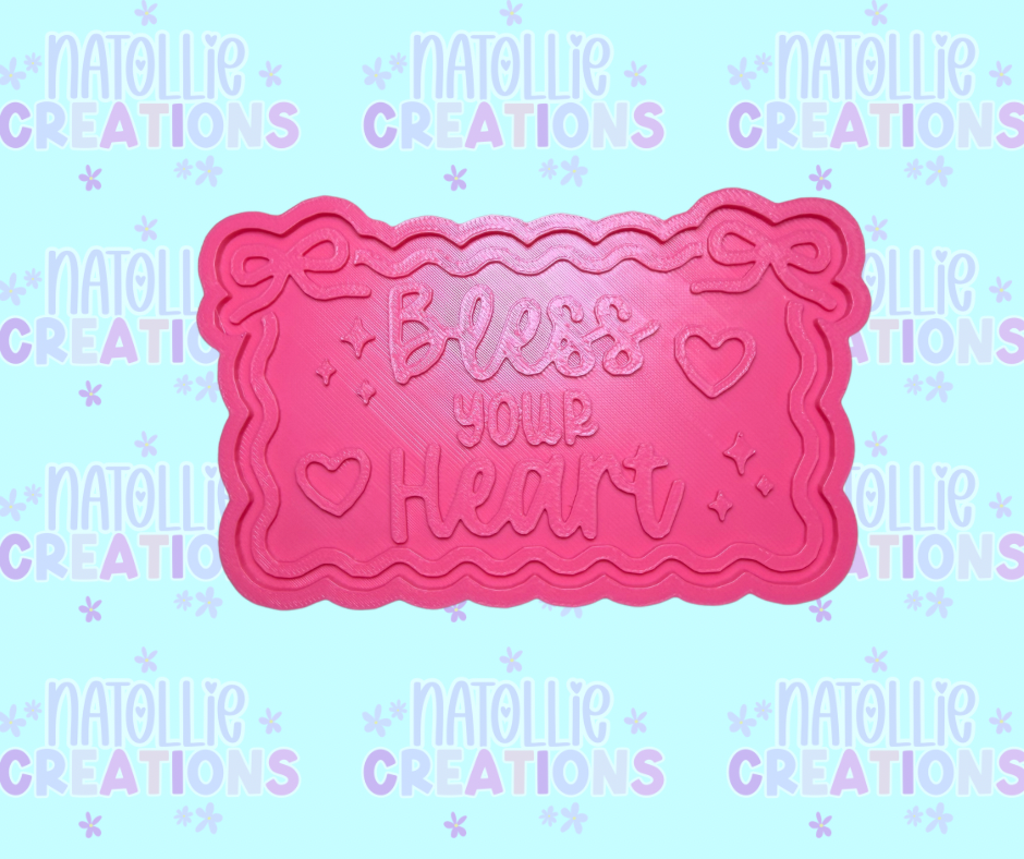 Bless Your Heart Insert Freshie Silicone Mold