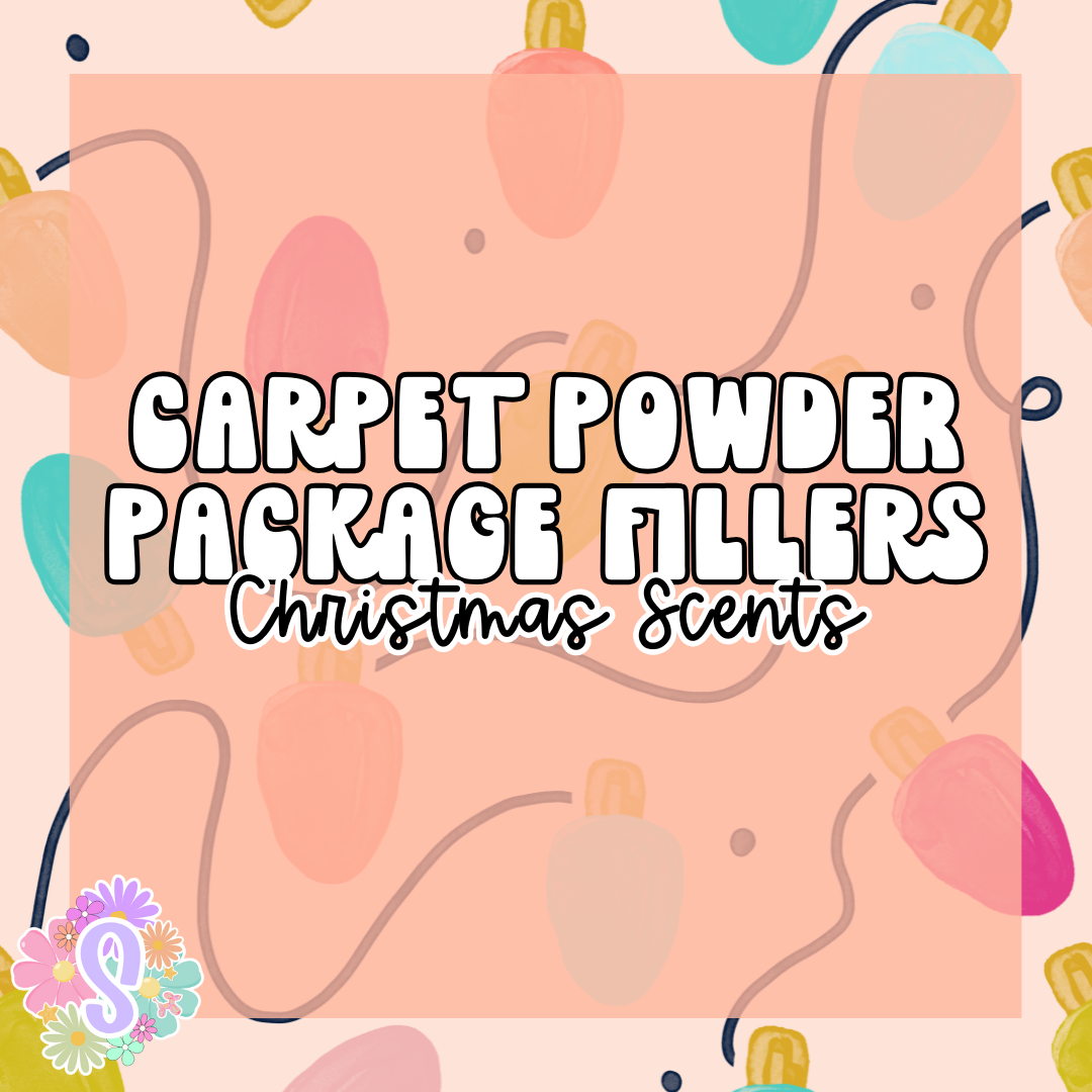 1oz Carpet Powder - PACKAGE FILLER - CHRISTMAS SCENTS
