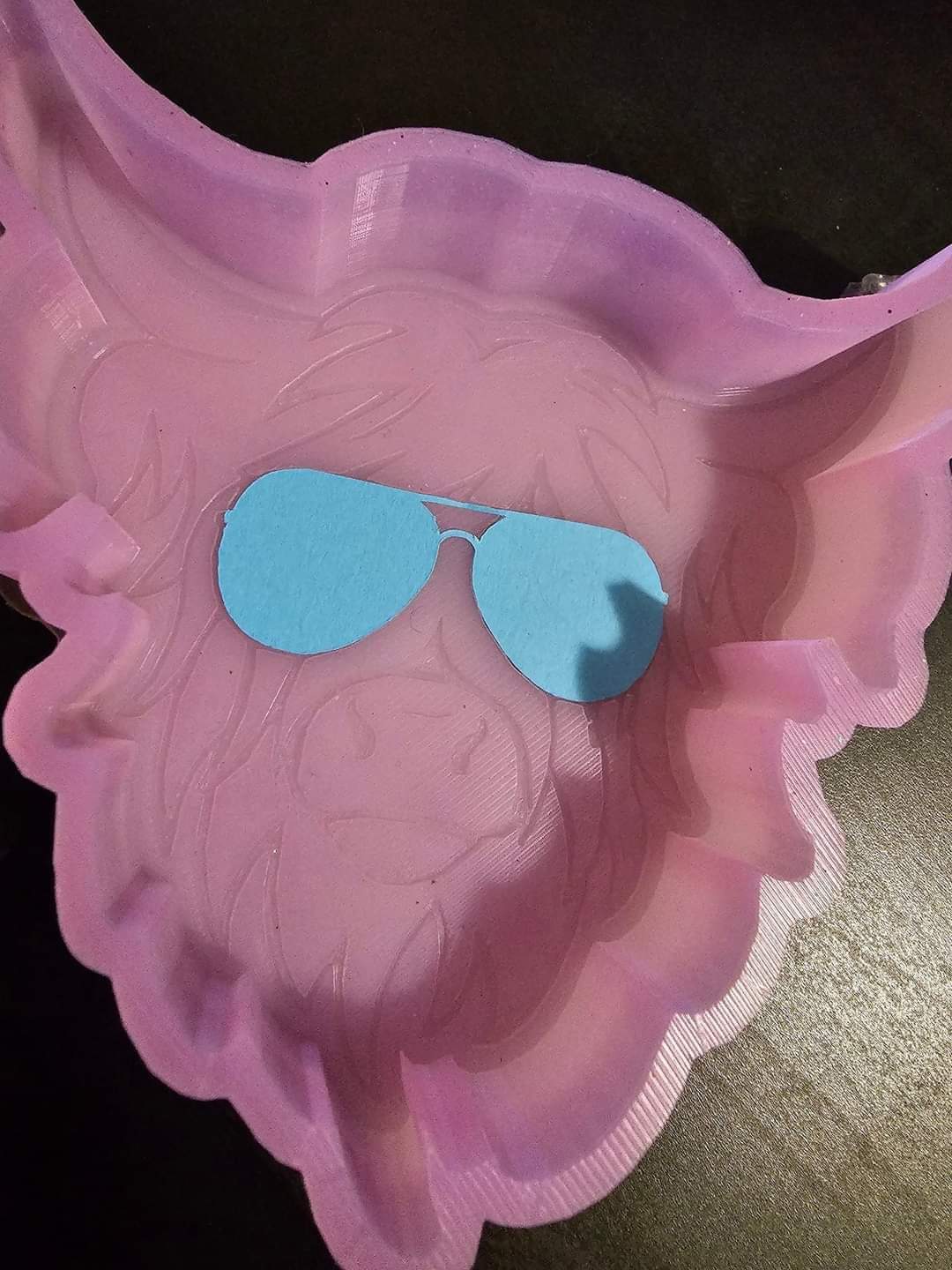Highland Cow With Sunglasses