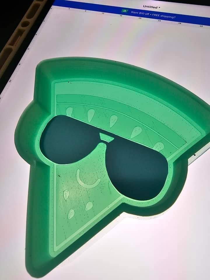 Watermelon With Sunglasses