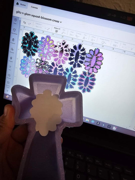 Cross With Squash Blossom