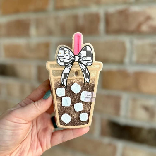 Iced Coffee with bow