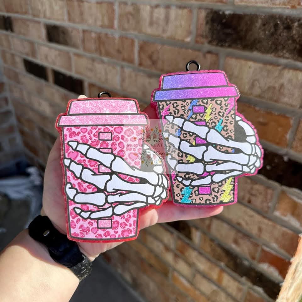 Hot Cup w/ Skeleton Hand