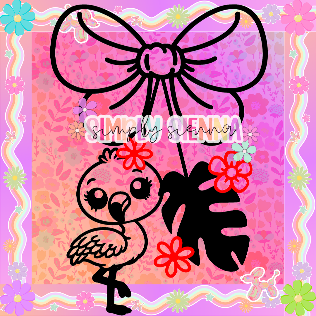 FLAMINGO CHERRIES PNG