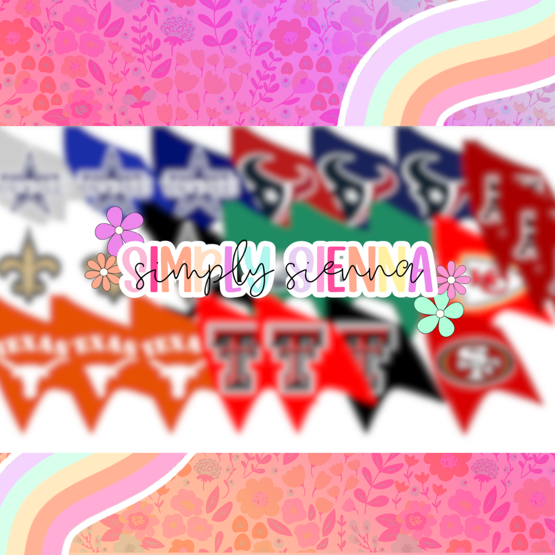 Plain Checkered Football Bow - SCENT-SATIONAL SCENTZ