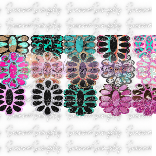 Squash Blossom Bow Concho - MOLDS GONE WILD