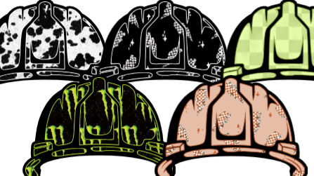 Skull With Hard Hat - WHIMSICAL WIFFS