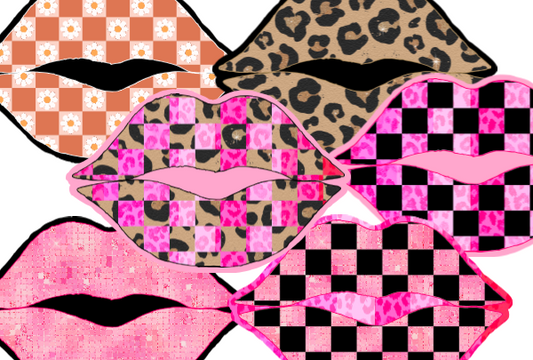 Checkered Lips - ABC MOLDS