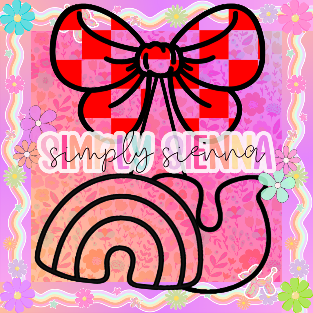 RAINBOW & HORSESHOE CHECKERED BOW CHERRIES PNG