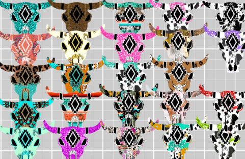 Aztec Bull Lightning Bolt