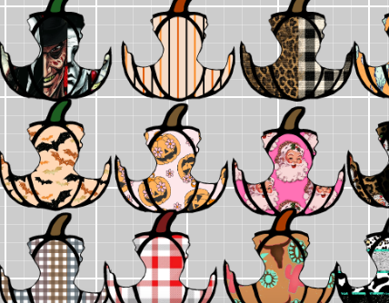 Highland Cow With Plain Pumpkin