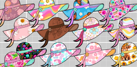 Floral Floppy Hat
