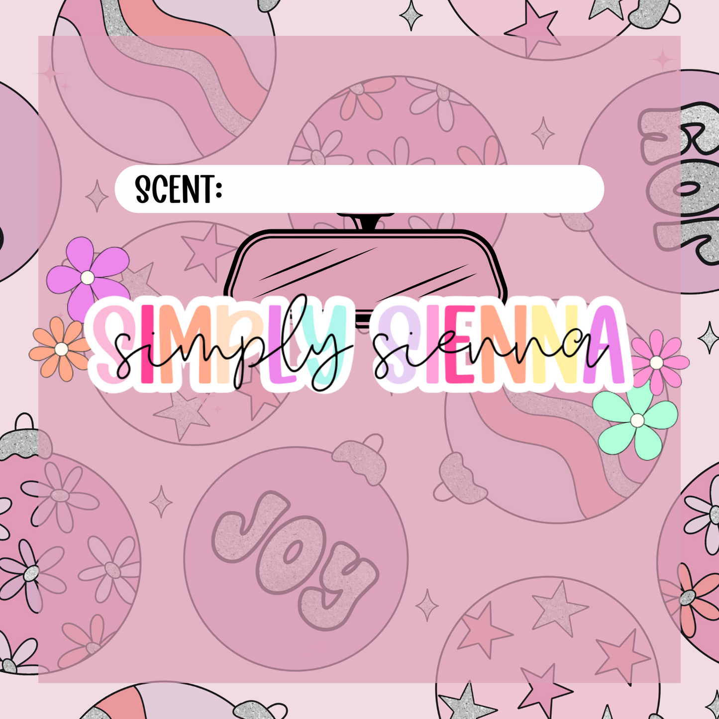 Pink Ornaments Bag Inserts
