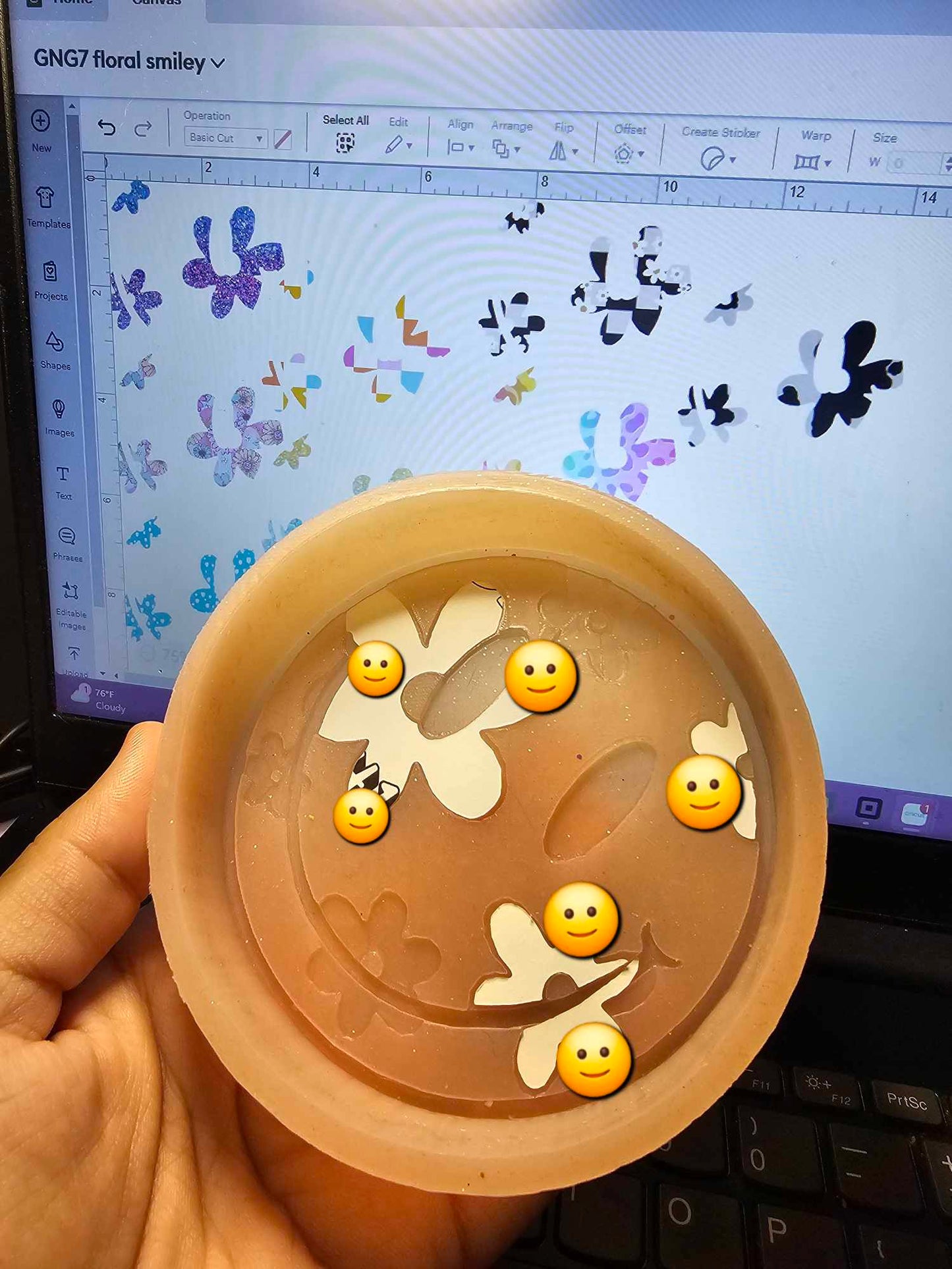 Floral Smiley