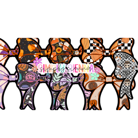Coquette Pumpkin Bow - FRESHIE JUNKIE