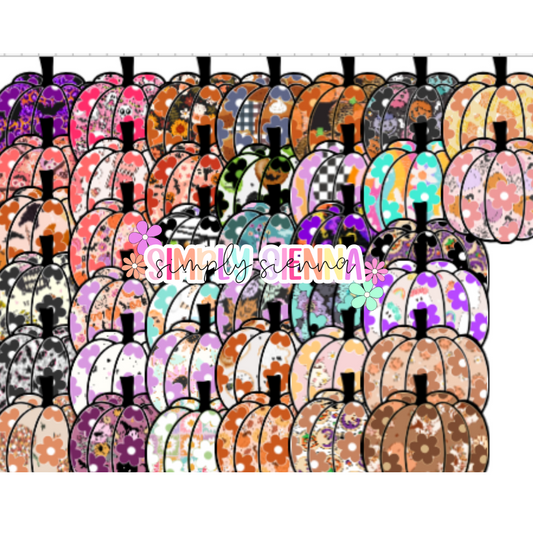 Floral Pumpkin - FRESHIE JUNKIE