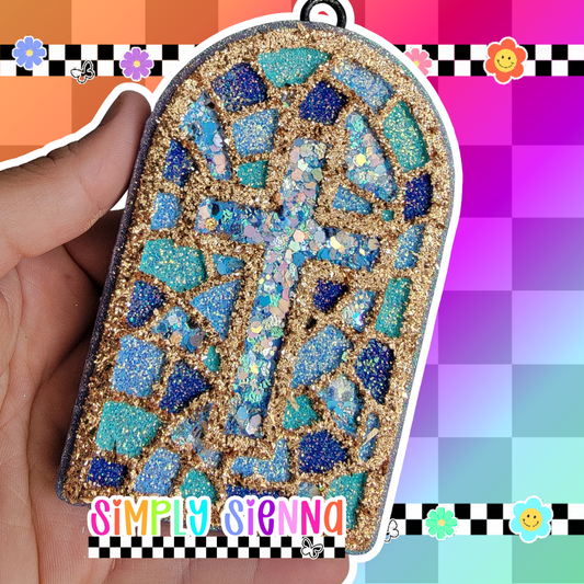Stained Glass Cross - FRESHIE