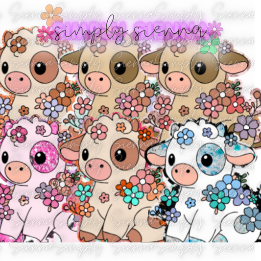 Flower Cow - WHIMSICAL WIFFS