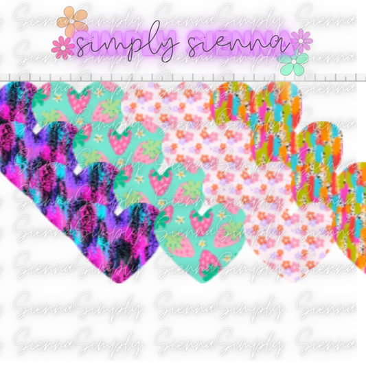 Stacked Bow And Hearts - WHIMSICAL WIFFS