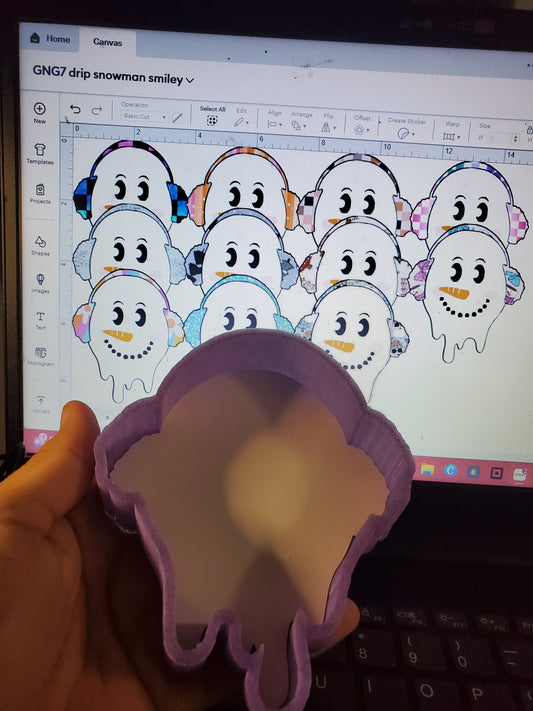 Drip Snowman Smiley