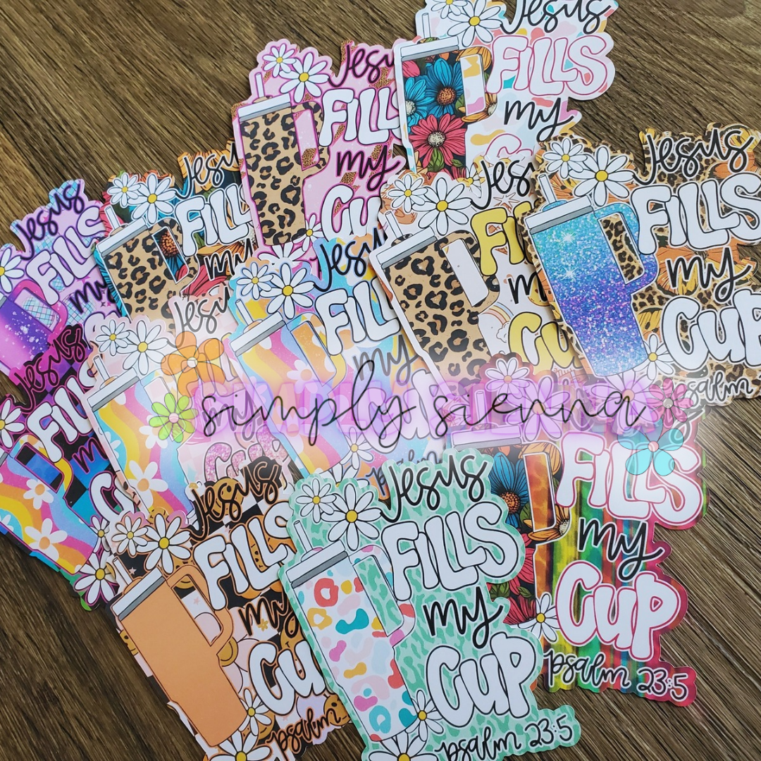Jesus Fills My Cup - ABC MOLDS