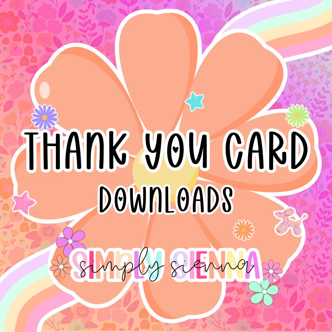 Thank You Card Downloads
