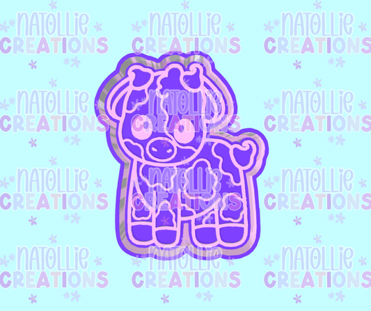 Chocolate Cutie Cow Freshie Silicone Mold