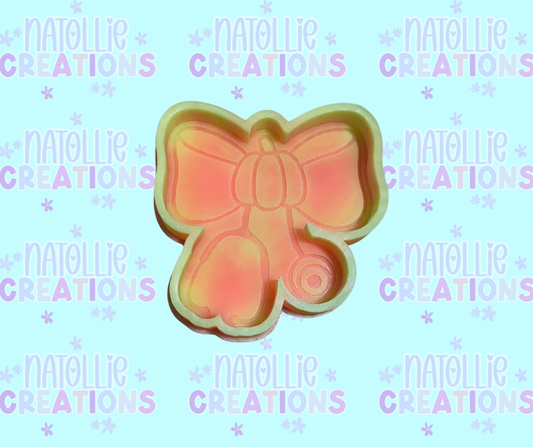 Pumpkin Nurse Bow Freshie Silicone Mold