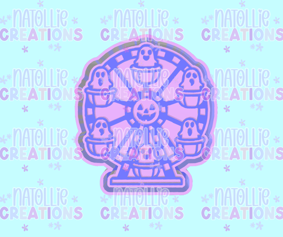 Ghost Ferris Wheel Freshie Silicone Mold