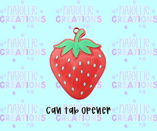Strawberry Can Tab Opener Keychain