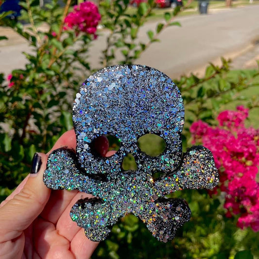 Cross Bones Skull Freshie Silicone Mold