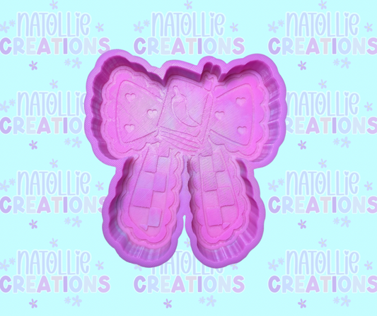 Spicy Book Bow Freshie Silicone Mold