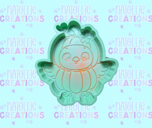 Pumpkin Chick Freshie Silicone Mold