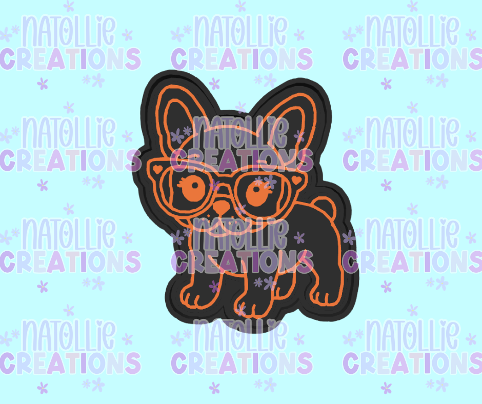 Groovy Frenchie Freshie Silicone Mold