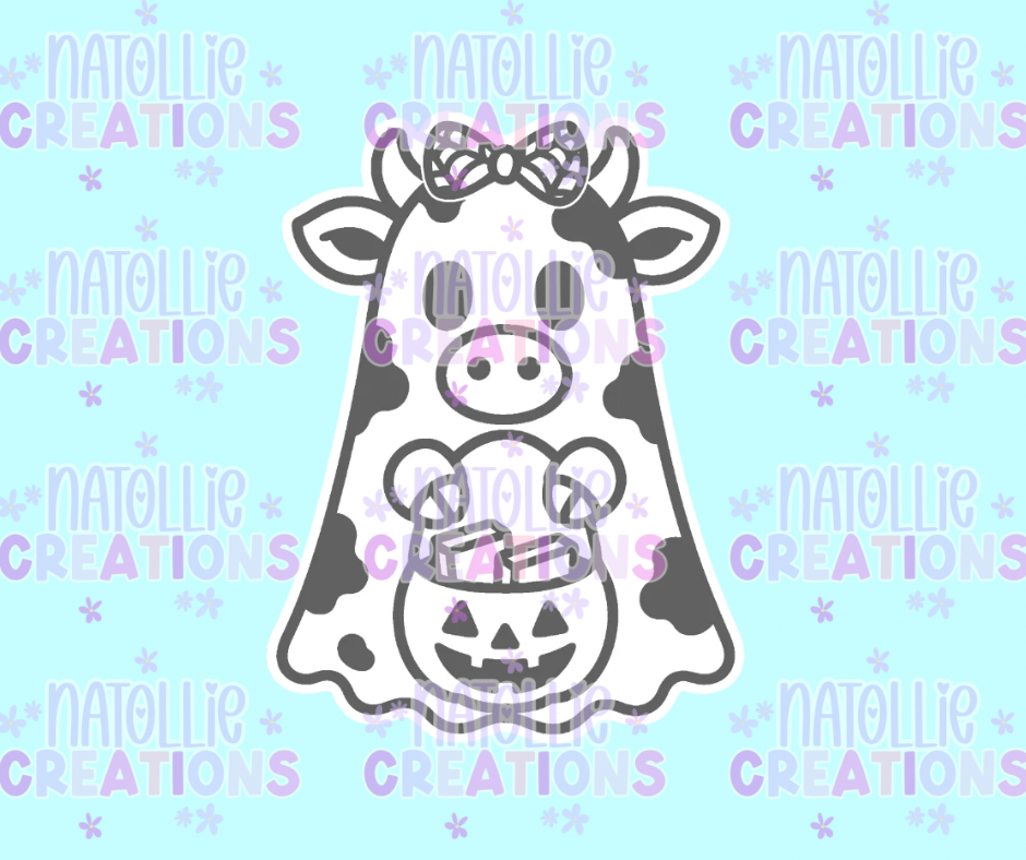 Cow Ghost Freshie Silicone Mold