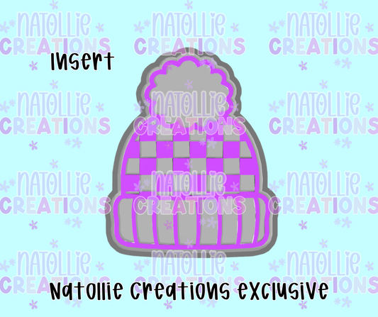 Checkered Beanie Insert Freshie Silicone Mold