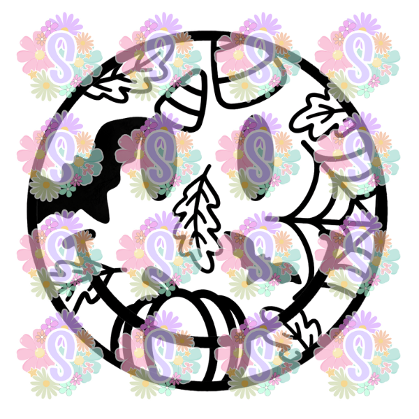 COLORING PAGE - FALL & SPOOKY