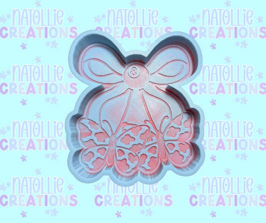 Cow Print Butterfly Cherry Freshie Silicone Mold
