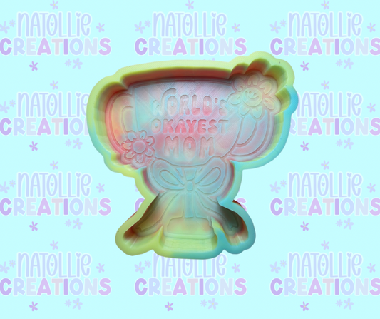 World’s Okayest Mom Freshie Silicone Mold