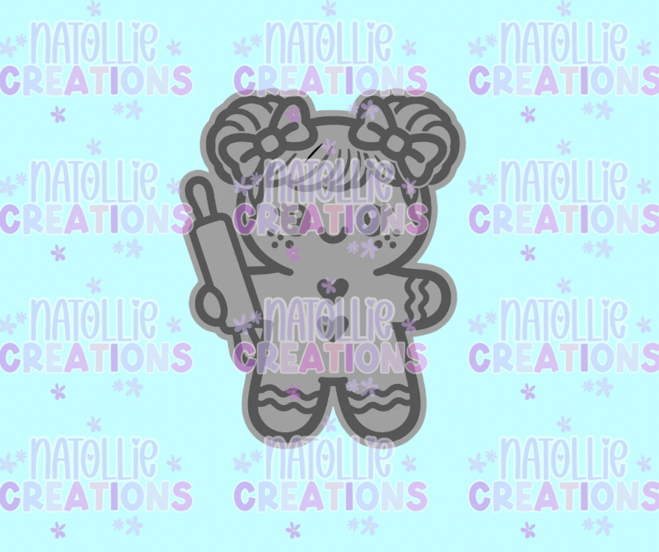 Baking Gingerbread Freshie Silicone Mold