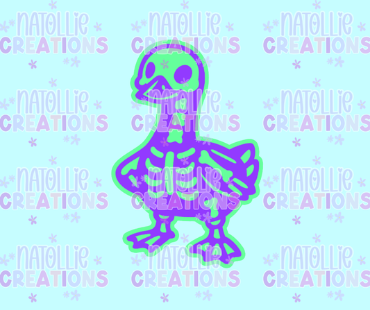 Skelly Goose Freshie Silicone Mold
