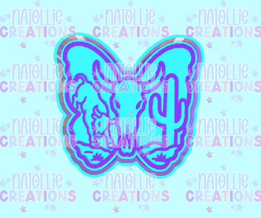 Western Bull Butterfly Freshie Silicone Mold