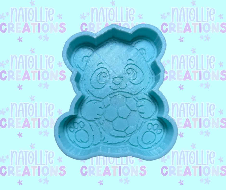 Soccer Panda Freshie Silicone Mold