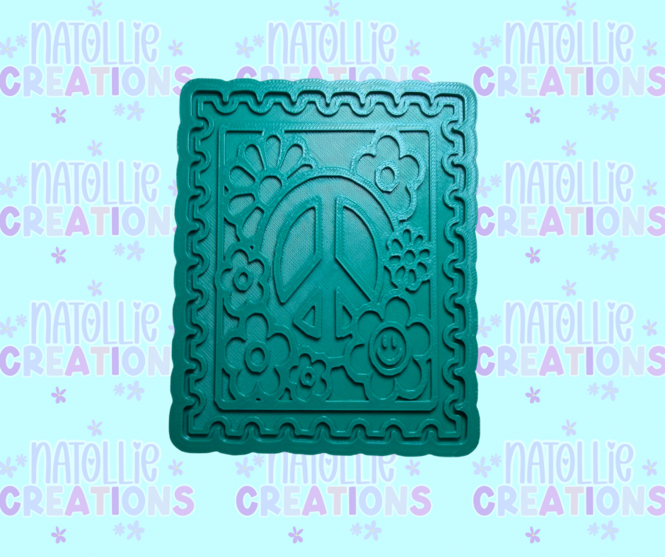 Groovy Stamp Insert Freshie Silicone Mold