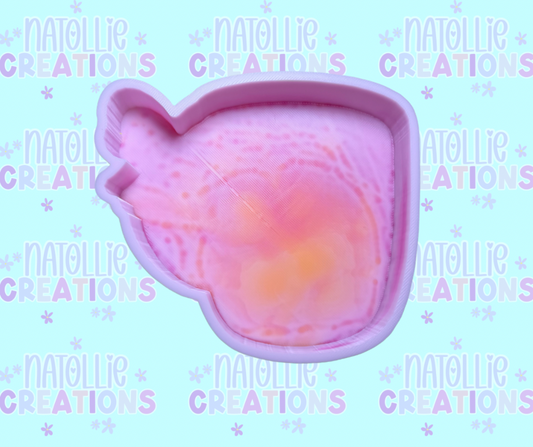 Mug W/ Bow Blank Freshie Silicone Mold