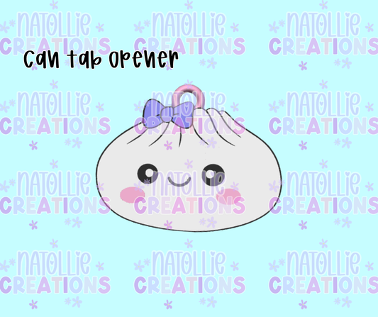 Dumpling Can Tab Opener Keychain