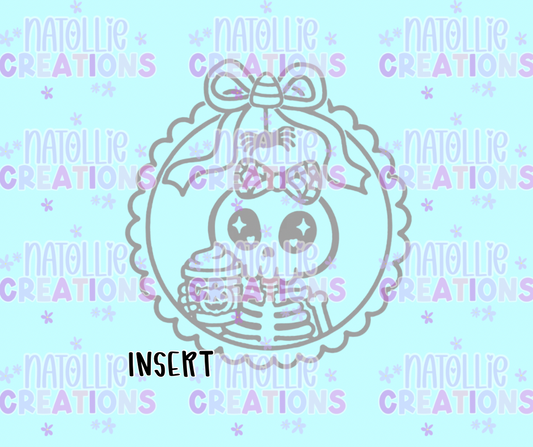 Latte Skeleton Insert Freshie Silicone Mold