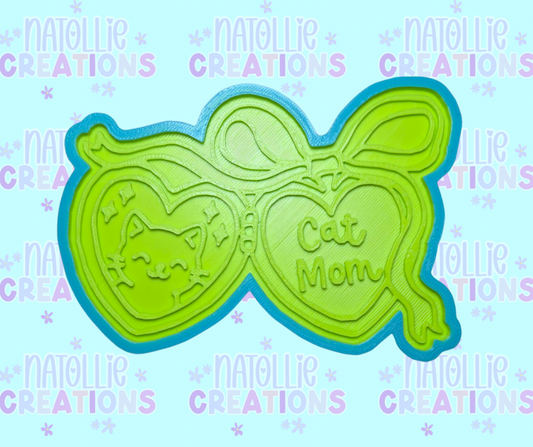 Cat Mom Locket Insert Freshie Silicone Mold