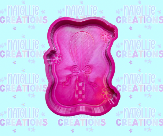 Framed Whisk Freshie Silicone Mold
