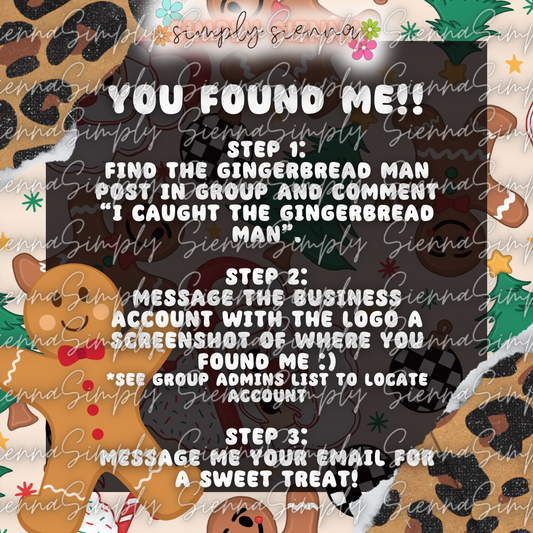 Hidden Gingerbread Man